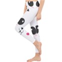Cute Panda Love Animal Lightweight Velour Classic Yoga Leggings View3