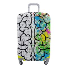 Brain Mind Psychology Idea Drawing Short Overalls Luggage Cover (small) by Azkajaya