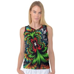 Kaleidoscopic Tropic Women s Basketball Tank Top by Grandong
