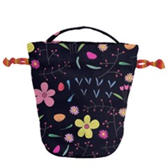 Beautiful Flower Plants Aesthetic Secret Garden Drawstring Bucket Bag by Grandong