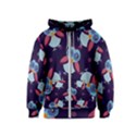 Owl Pattern Background Kids  Zipper Hoodie View1