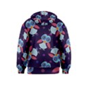 Owl Pattern Background Kids  Zipper Hoodie View2