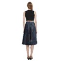 Abstract Tech Computer Motherboard Technology A-Line Full Circle Midi Skirt With Pocket View4