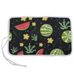 Watermelon Doodle Pattern Pen Storage Case (s) by Cemarart