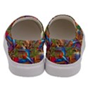 Arabian Street Art Colorful Peacock Tiger Man Parrot Horse Dancer Fantasy Men s Canvas Slip Ons View4