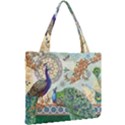 Royal Peacock Feather Art Fantasy Mini Tote Bag View2