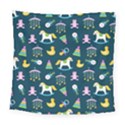 Cute Babies Toys Seamless Pattern Square Tapestry (Large) View1