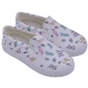 Doodle Pattern Kids  Canvas Slip Ons View3