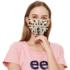 Egypt Pyramids Nature Desert Fitted Cloth Face Mask (adult) by Proyonanggan