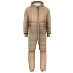 Wooden Wickerwork Textures, Square Patterns, Vector Hooded Jumpsuit (men) by nateshop