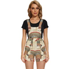 Egyptian Architecture Column Short Overalls by Proyonanggan