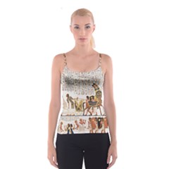 Ancient Egyptian Art Egypt Spaghetti Strap Top by Proyonanggan