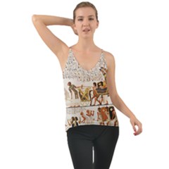 Ancient Egyptian Art Egypt Chiffon Cami by Proyonanggan