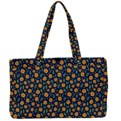 Flower Canvas Work Bag by zappwaits
