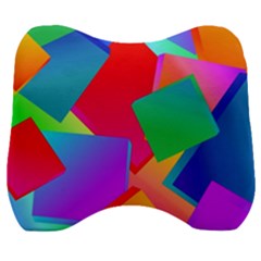 Colors, Color Velour Head Support Cushion by nateshop