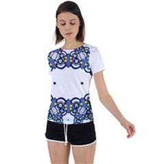 Imfd Dgb 2 Back Circle Cutout Sports T-shirt by imanmulyana