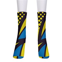 Colorful Abstract Background Art Crew Socks by nateshop