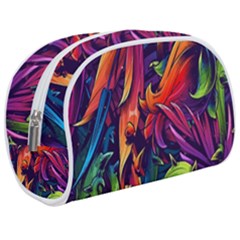 Colorful Floral Patterns, Abstract Floral Background Make Up Case (medium) by nateshop