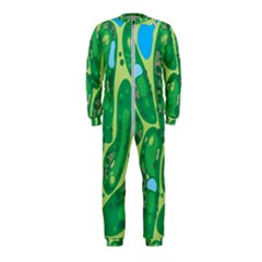 Golf Course Par Golf Course Green Onepiece Jumpsuit (kids) by Cemarart