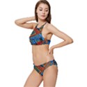 Gray Circuit Board Electronics Electronic Components Microprocessor Banded Triangle Bikini Set View2