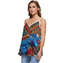 Gray Circuit Board Electronics Electronic Components Microprocessor Casual Spaghetti Strap Chiffon Top View2