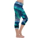 Aurora Borealis Capri Yoga Leggings View3