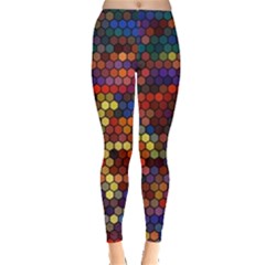 Pattern Dots Wallpaper Seamless Pattern Everyday Leggings  by Ndabl3x