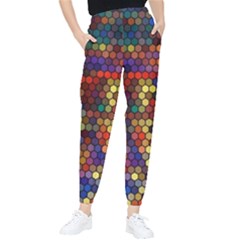 Zig Zag Pattern Geometric Design Women s Tapered Pants by Ndabl3x