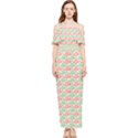 Mosaic Hexagon Honeycomb Draped Sleeveless Chiffon Jumpsuit View1