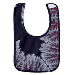 Silhouette Of Aurora Borealis Baby Bib by Bedest
