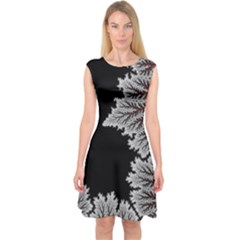 Astrology Surreal Surrealism Trippy Visual Art Capsleeve Midi Dress by Bedest