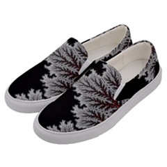 Abstract Complex Fractal Math Men s Canvas Slip Ons by Bedest