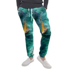 Double Exposure Flower Men s Jogger Sweatpants by Cemarart
