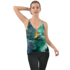Valley Night Mountains Chiffon Cami by Cemarart