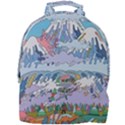Art Psychedelic Mountain Mini Full Print Backpack View1