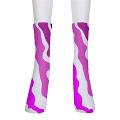 Warp Liquid Multicolor Kids Crew Socks by Cemarart