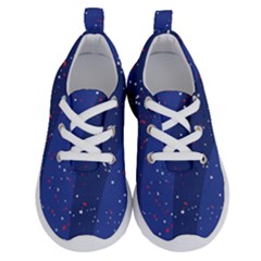 Texture Multicolour Ink Dip Flare Running Shoes by Cemarart