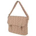 Lines Pattern Wiggly Minimal Print Buckle Messenger Bag View2