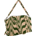 Swirl Pattern Abstract Marble Canvas Crossbody Bag View1