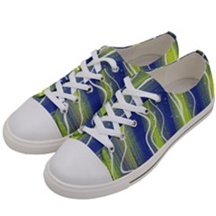 Texture Multicolour Gradient Grunge Men s Low Top Canvas Sneakers by Cemarart