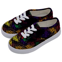 Abstract Painting Colorful Kids  Classic Low Top Sneakers by Cemarart