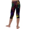 Abstract Painting Colorful Kids  Lightweight Velour Capri Leggings  View4