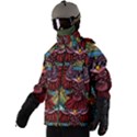 Colorful Owl Art Red Owl Men s Zip Ski and Snowboard Waterproof Breathable Jacket View2