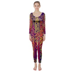 Building Architecture City Facade Long Sleeve Catsuit by Grandong