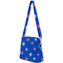 Background Star Darling Galaxy Zipper Messenger Bag View2