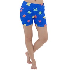 Background Star Darling Galaxy Lightweight Velour Yoga Shorts by Maspions