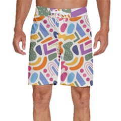 Abstract Pattern Background Men s Beach Shorts by Maspions