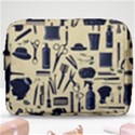 Elegant Hairdresser pattern cream Make Up Pouch (Large) View1