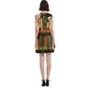 Books Bookshelves Library Fantasy Apothecary Book Nook Literature Study Cocktail Party Halter Sleeveless Dress With Pockets View4