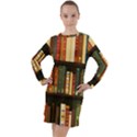 Books Bookshelves Library Fantasy Apothecary Book Nook Literature Study Long Sleeve Hoodie Dress View1
